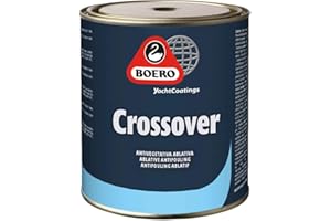 BOERO BARTOLOMEO SPA Boero YachtCoatings Crossover - Antivegetativa per Imbarcazioni 0,75LT Autopulente Autolevigante Ablativa di qualità (Bianco)