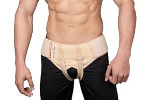 Wonder Care Hernia Belt for Men and Women Groin Hernia Truss Brace Adjustable Hernia Belt Inguinal Hernia Support Pain Relief With 2 Removable Compression Pads_Small