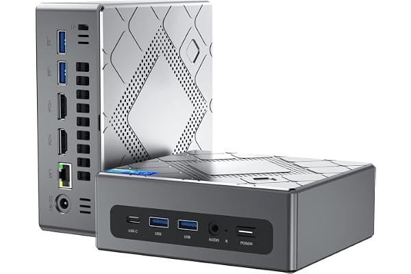 NiPoGi CK10 Mini PC W-11 Pro, Ιntel Core i5-12600H(12C/16T, jusqu'à 4,5 GHz),16Go DDR4 512Go NVME M.2 SSD Mini Ordinateur de Bureau WiFi 6, Graphique Ιntel Iris XE, 2X HDMI + VGA 4K UHD Triple écran