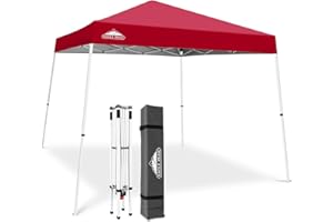 EAGLE PEAK Tente d'auvent escamotable à Pieds inclinés de 3 m x 3 m