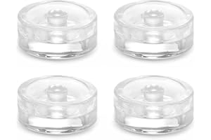 FLEARITZO 4 sztuki Szklane obciążniki do fermentacji (⌀7 cm) Ciężarki Fermentacyjne Szkła do Fermentacji do kapusty, kamienie obciążające kimchi kefiru