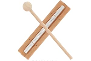 TOULIFLY Chime Klangstab,Energy Chime,Energy Glockenspiel,1Tone Energy Chime,Percussion Instrumente Mit Holzschlägel,Chime Klangstab Schlagzeug,Chime Gong Glockenspiel,für Meditation,Musikalische Früherziehung