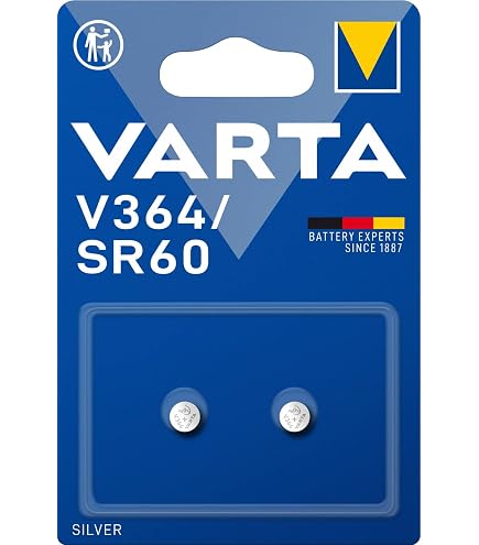 VARTA Knopfzelle V381/SR55 – 1,55V, Für Uhren, Autoschlüssel, Fernbedienungen