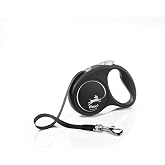 Flexi Black Design S Beden Siyah 5MT Şerit Tasma
