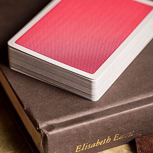 Preisvergleich Produktbild SOLOMAGIA Steel Playing Cards - Red - Kartenspiel - Zaubertricks und Props