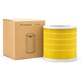 Purmed Xiaomi Smart Hava Temizleyicisi 4 Compact Uyumlu Hepa Filtre (Pet-Evcil Hayvan) - 4 Compact Hepa Filter (Sarı)
