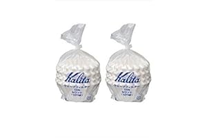 Kalita Twin Pack 22212 Wave Filters, 185, Pack of 200 Total, White (Japan Import)