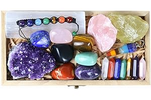 Nvzi Cristaux Et Pierres Précieuses, Cristaux Et Pierres Précieuses, Pierre Semi Precieuse Et Minéraux, Lithotherapie Pierre De Protection Cristal, Coffret Pierres Et Cristaux, Kit Sorcellerie, Chakra