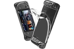 KUSINHOKA Case Compatible with Steam Deck Handheld, Shockproof and Anti-Scratch Design Transparent TPU Protective Case for Steam Deck Handheld,Transparent