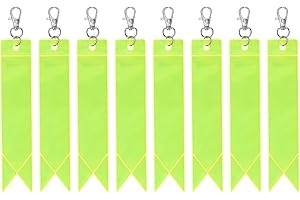 PATIKIL Reflector de Seguridad, Colgantes Reflectantes con Clip, Llavero para Mochilas, Ciclismo, Correr, Sillas de Ruedas