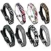 Produktbild Woodln Sportarmband Soft Silikon Uhrenarmband Band Zubehör Ersatzband Fitness Armband für Fitbit Flex 2 Fitness-Armband (8Pcs)