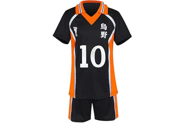 SOOYOOYOO Anime Cosplay Vêtements de Volleyball Confortable et Ventilation Maillots Uniforme