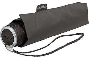 IMPLIVA miniMAX® Ombrello classico, 100 cm, Grigio (Grau)