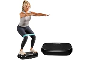 Lifepro Waver - Mini placa vibratoria – Máquina de ejercicio de plataforma de vibración para todo el cuerpo – Equipo de entrenamiento para el hogar y viajes para pérdida de peso, tonificación y