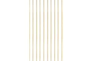 PATIKIL 10 Piezas de Varilla Redonda de Latón, 2mm x 6" Barra de Stock de Torno de Latón H59 para Hacer Manualidades DIY Modelo de Hardware de Barco de Avión de Coche de Novedad, Cobre