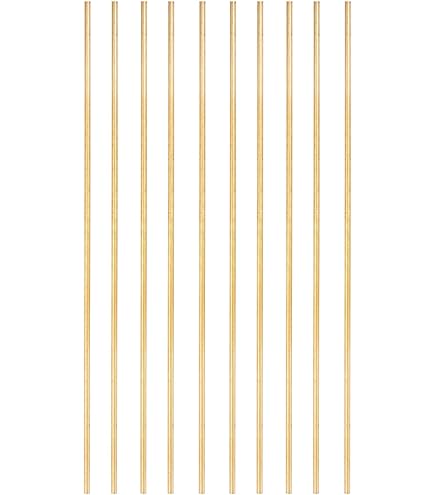 30 Tiges En Laiton Pour Bricolage Et Réparations – 4 Diamètres (1mm à 2,5mm) – Longueur 25 Cm – Idéal Modélisme, Jardin, Artisanat