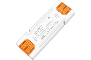 DUSKTEC LED Netzteil 24V 100W Flach, Trafo 220 230 Volt auf 24 Volt Gleichstrom, Ultra Dünn LED Treiber Transformator 24V DC Power Supply Niedervolt Keine Mindestbelastung für Streifen Lampen
