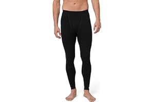 DANISH ENDURANCE Pantalon Thermique Homme en Laine Mérinos, sous-Couche Thermique pour Froid Extrême, sous-Vêtement Long Hiver