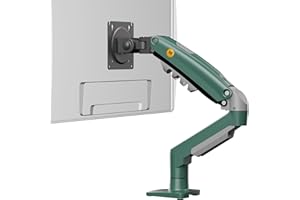 NB ERGONOMIC Braccio singolo per monitor da 17 a 30 pollici, supporto per monitor carico fino a 9 kg, rotazione inclinabile, regolazione VESA 75 e 100 mm (F80-XK)