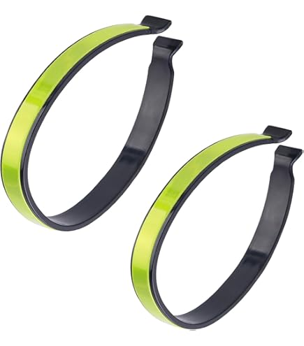 Reflectorbanden, broekklem voor fiets, 4 stuks, reflectorband met 4 stuks broekbescherming, reflecterende broekklem voor fiets, dames, reflectoren voor outdoor, joggen, fietsen