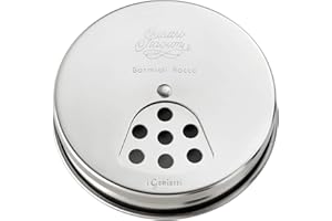 Bormioli Rocco Quattro Stagioni I Genietti Tappo Saliera, Acciaio Inossidabile, 7x7x2 cm