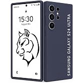 URUCHI Samsung S24 Ultra ile Uyumlu Kılıf, İ&ccedil;i Kadife Kaplamalı İnce Sıvı Silikon Kapalı Kamera Tam Koruma Yumuşak Silikon Ka