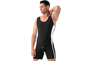 inlzdz Herren Einteiler Overall Jumpsuit Offen Schritt Ärmelloser Body Bodysuit Sexy Unterwäsche Sportbody Männer Tank Unterhemd Dessous Reizwäsche Sportwear