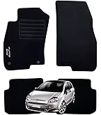 FROGUM El Toro Set di tappetini in gomma per Fiat Punto 2012 2012-2018 | Materiale resistente | Bordo protettivo di 1-5, cm