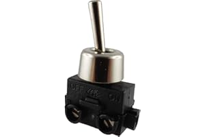 CHILITEC Kippschalter Ein/Aus mit Befestigungsmutter Metall 250V 2A (1)