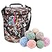 Produktbild Große Aufbewahrungstasche, große Zylinder Crochet Hook Woolen Garn Aufbewahrungstasche Tote Organizer-Mit dem Schultergurt als Tasche und Crossbody Tasche-ideal für Studenten in Hallen, Familien & Reisen