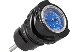 NICECNC Black Oil Dipstick with Thermometer with O-Rings Compatible with Harley Iron 1200 XL1200NS 2018-2021, Sportster XR1200 2009-2010, SuperLow XL1200T 2014-2017, See Fitments