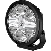 Hella Led-Uzun Huzme Far Black 7" - 12/24V - Yuvarlak - Referans Sayısı: 50 - Berrak - A&ccedil;ık Renk: Beyaz - Kablo Uzunluğu: 500
