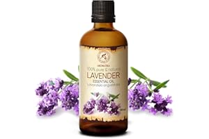AROMATIKA TRUST THE POWER OF NATURE Huile Essentielle de Lavande 100ml - Lavandula Angustifolia pour Diffuseur - Aromathérapie - Pure et Naturelle - HE Lavande - Visage - Sauna - Détente - Apaisant - Bon Sommeil - Entretien des Tissus
