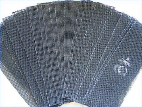 Preisvergleich Produktbild 25 Schleifgitter 110x270mm Trockenbau Körnung 40 / G4
