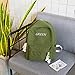 Produktbild SQBB Gestickte Schultasche Weiblichen Koreanischen Edition High School Student Rucksack Reine Farbe Brief Multi Touch Leinwand Umhängetasche, Grüne Beutel
