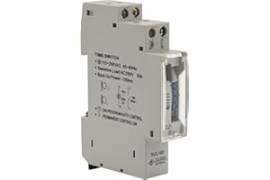 Happysnow Sul180A - Temporizador mecánico de 15 minutos, 24 horas, temporizador programable, medición de relé, análisis