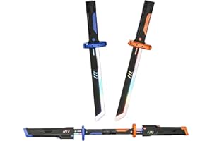 GENERIC Sparkblade Sword with Sparks, 17.3 Inch Spark Blade Swords with Multicolor LED Lights and Sound Effects, USB C Charging Cable, Halloween Party Cosplay, Christmas Birthday Present