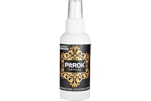 PIT ROK PitROK Crystal Deodorant. 1 x 100ml Pump Spray, Fragrance Free, Vegan, Cruelty Free, Sensitive Skin Deodorant, with Aloe Vera and Grapefruit Seed Extract, Gender Neutral. Made in the UK