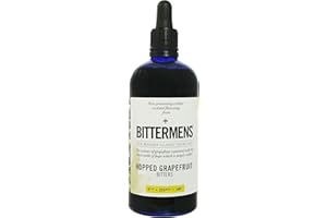 Bittermens Hopped Grapefruit Bitter, 14.6cl, 53% ABV, Premium Bitter to Add Depth and Flavour to Food & Cocktails, Grapefruit, Hops, and Citrus Notes, Made in New Orleans, Dropper Bottle
