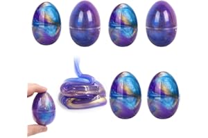 Bambini Slime, XiXiRan 6 Pcs Giocattolo Antistress Slime, Fai da Te Fluffy Slime Kit, Slime Fluffy Kit, Slime Stress Sollievo Giocattoli, Melma Galassia, per Ragazze e Ragazzi