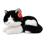 VARDEM 36 cm Peluş Sesli Kedi Oyuncak, 4 Asorti Renk Se&ccedil;enekli Yumuşak Kedi Peluşu, Ses Efektli &Ccedil;ocuk Oyuncağı, Sarılmalık Uy