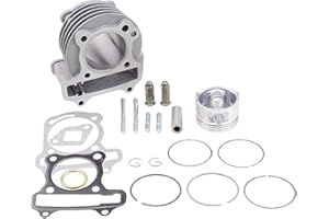 GOOFIT Kit de Cylindre Performance Big Bore GY6 80cc 47mm Remplacement pour 139QMB Quad Scooter Cyclomoteur Go Kart