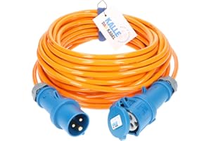 CEE Verlängerung KALLE Blue SIGNAL 2,5mm² Industrie Bau Boot Womo Camping Vollpur-Premium-Leitung mit 15 Jahren Garantie 5 Meter