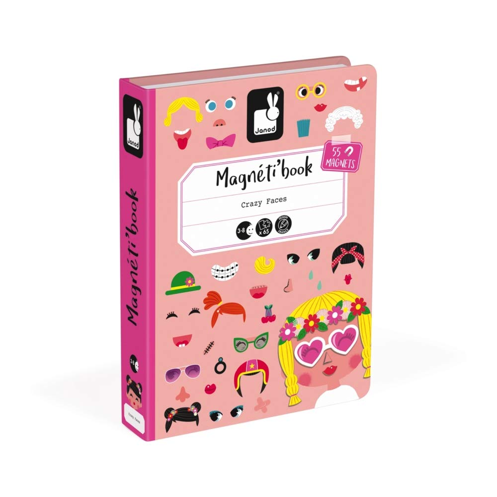 Janod Magneti'Book Crazy Faces juguete educativo - Imagen 4