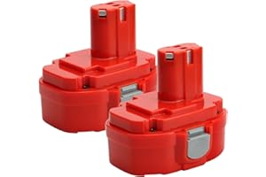 POWTREE 2X 18V 5000mAh Ni-MH Replacement for Battery PA18 1834 1822 1823 1835 8391D 192827-3 192829-9 193159-1 193102-0 192826-5