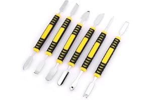 SUNGOOYUE Metalowe Narzędzie do Podważania, 6 w 1 Płaskich Końcach ze Stali Węglowej Elektroniczne Narzędzie do Usuwania łomu