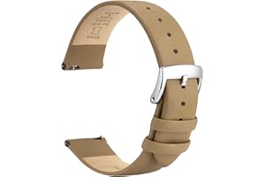 OTTOODY Leather Watch Straps Quick Release Watch Band, Elegant & Ultra-Soft Top Grain Leather Watch Strap for Women Men, Choice of Color & Width - 12mm 14mm 16mm 18mm 20mm 22mm for Watch & Smartwatch