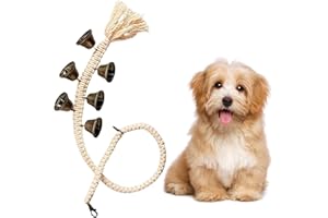 ZNDFTW Dog Training Bell for Door – Adjustable Dog Doorbell for Toilet Training, Puppy Accessories & Essentials – Bells for Dogs to Ring to Go Outside, Ideal for Puppy Toilet Training