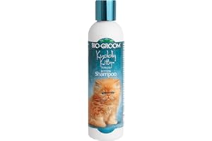 Bio-Groom Kuddly Kitty - Sanftes Katzenshampoo - Hinterlässt das Fell weich und sauber - Tränenfrei - Frei von Parabenen und künstlichen Verdickungsmitteln - Konzentrat 1:2 (Verdünnt 708 ml) - 236 ml