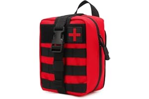 Angeer Medical Bag First Aid Bags Tactical MOLLE Pouch IFAK Package Universal EMT Emergency Multipurpose Waist Packbag